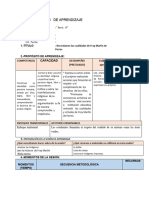 Sesión de Aprendizaje de Religión