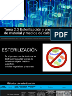 Tema 2.2 Esterilización y Preparación de Medios de Cultivo v.2