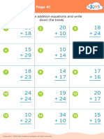 Grade 2 Adding Up To 50 Page 41