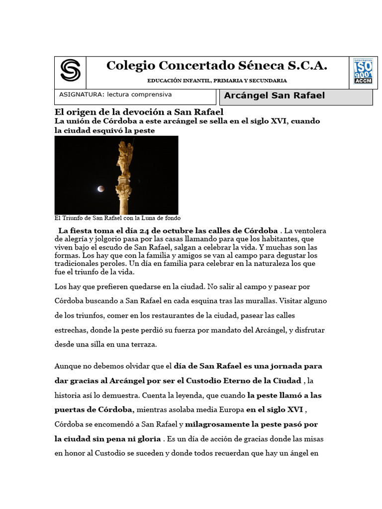 El origen de la devoci n a san rafael pdf