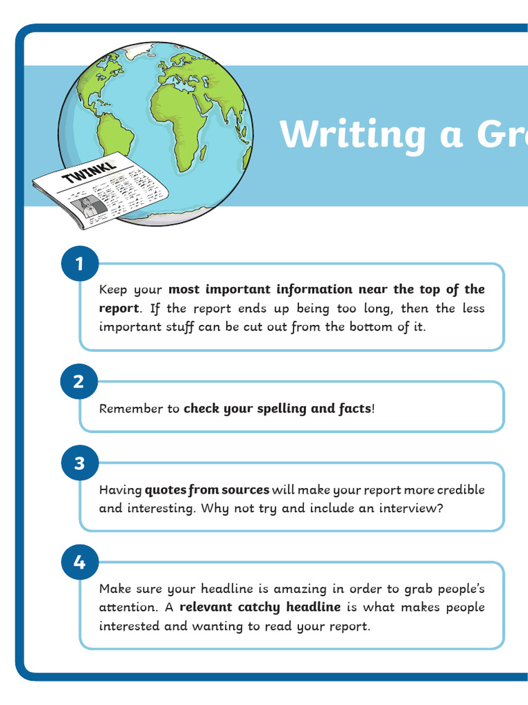 Tips for Writing Engaging Reports | PDF