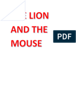 THE LION AND THE MOUSE