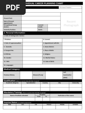 Blank ICP Chart