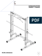 MT MP Megatec Smith Machine Assembly Manual