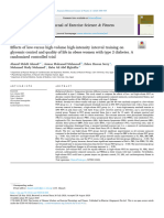 Effects of Low Versus High Volume High Intensity Interval - 2023 - Journal of E