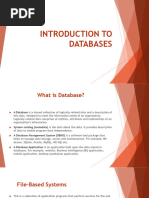 Chapter 1 Introduction to databases