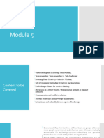 Module 5 - Managing Leadership