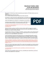 Manifiesto Profético 2022