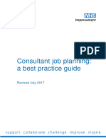 Consultant Job Planning Best Practice Guidance