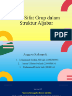 Sifat-Sifat Grup Dalam Struktur Aljabar