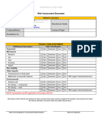 Risk Assessment - PPE - Floatation Devices