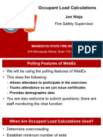 Occupant Load Calculations