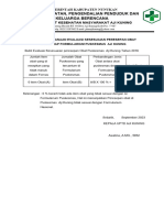 Bukti Pelaksanaan Evaluasi Kesesuaian Peresepan Obat Terhadap Formularium