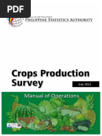 2021 Crops Production Survey Manual of Operations