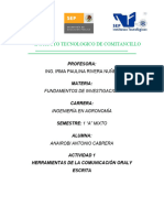 Anairobi Comunicacion Oral y Escrita