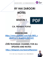 Session 1 Theory Hai Zaroori N23 Pranav Popat