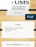 Official Slide of Jacobson Progressive Muscle Relaxation Library 2023