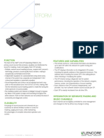 G525 Operating Platform Data Sheet