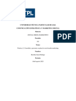 Práctica 2 - Consolide y Presente Su Plan de Social Media Marketing C3