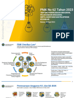 Kebijakan Umum Penganggaran PMK 62