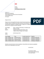 Permohonan Ijin Kegiatan Belajar Di SQP