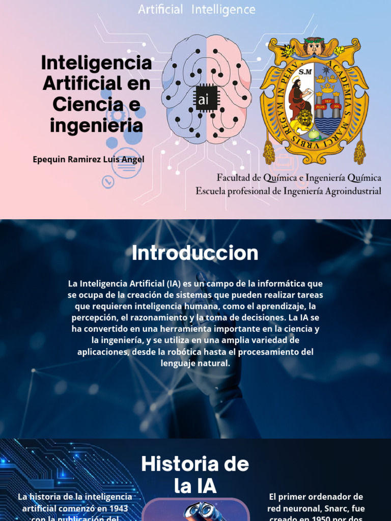Inteligencia Artificial en Ciencia e Ingeniería | PDF | Inteligencia ...