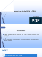 Recent Changes in Sebi Lodr 18022023 Harsha Kedia