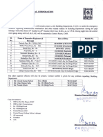 Duty List of The Month of Octber 2023