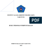 Buku Pedoman Perpustakaan Institut Agama Kristen Negeri 2022