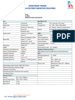 Spek Patient Monitor Pena