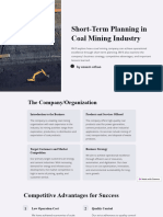 Short Term Planning in Coal Mining Industry