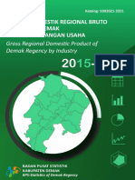 Produk Domestik Regional Bruto Kabupaten Demak Menurut Lapangan Usaha 2015 - 2019