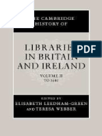 The Cambridge History of Libraries in Britain and Ireland, Volume 2