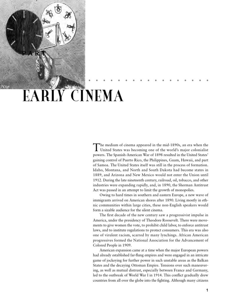 Early Cinema: Origins and Growth | PDF
