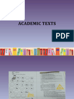 Lesson 1 Academic Texts