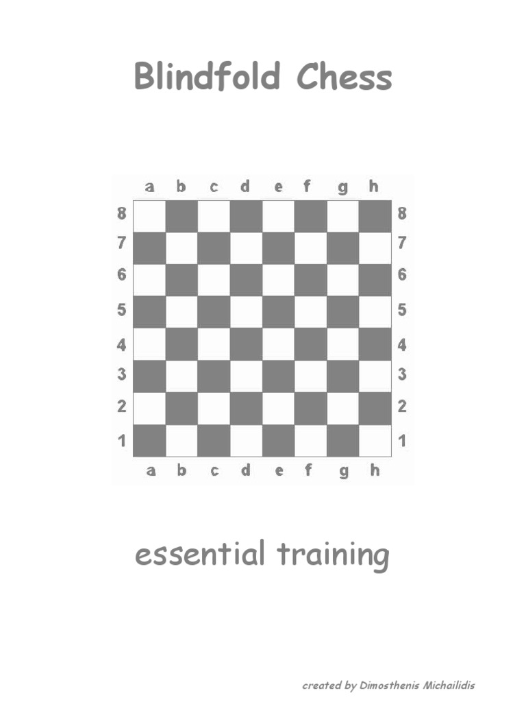 Blindfold Chess Essential Training Traditional Board Games