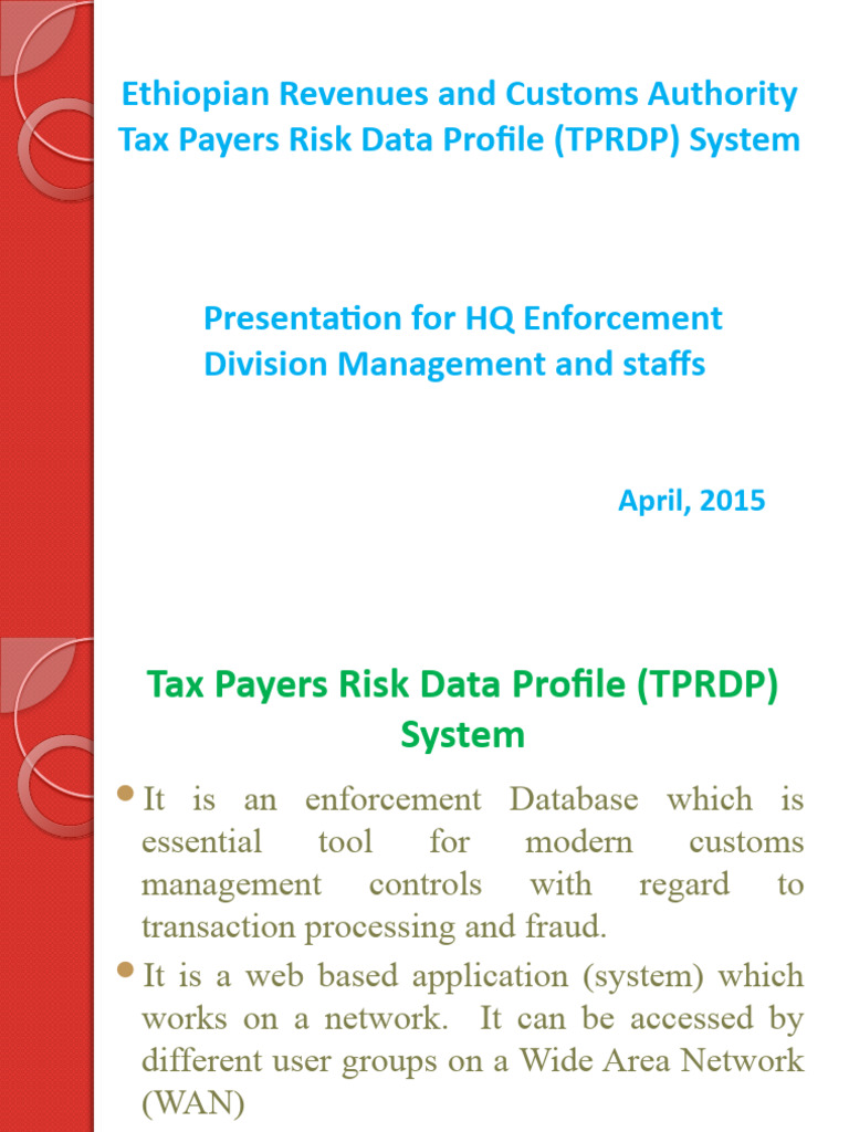 TPRDP System for Enforcement Staff | PDF | World Wide Web | Internet & Web