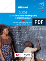 Guide Pour Le Formateur Denseignants de Mathematiques