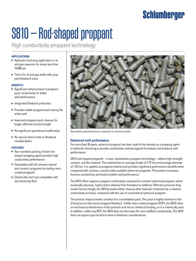 Rod Shaped Proppant Ps | PDF | Industrial Processes | Applied And ...