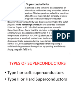 Supercoductivity, Its Type and Applications