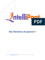 SQL Mandatory Assignment 1