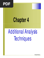 Chapter 4 - Additional Analysis Techniques Slides