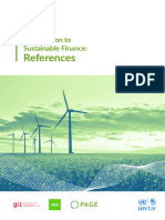 Introduction To Sustainable Finance - References