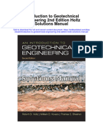Introduction To Geotechnical Engineering 2nd Edition Holtz Solutions Manual