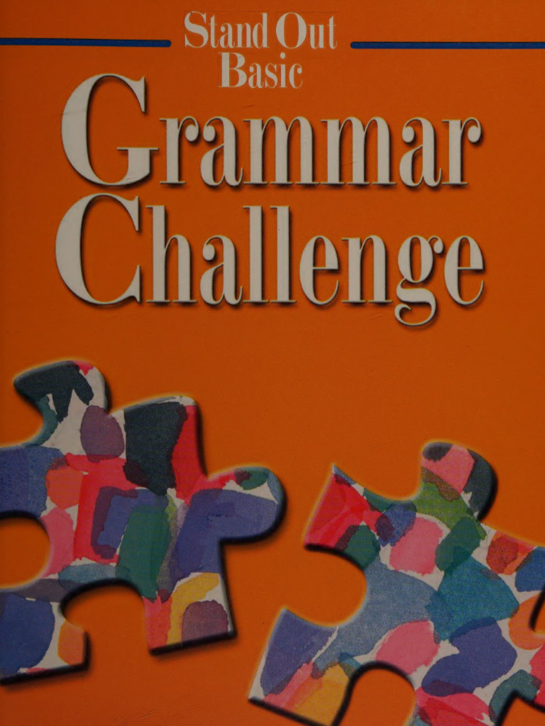 Stand Out Basic Grammar Challenge 1st Edition | PDF | Plural | Noun