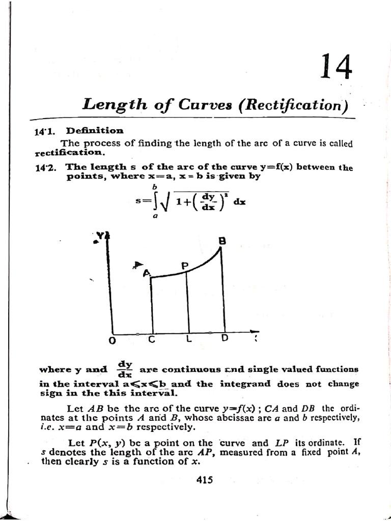 Length of Curves | PDF