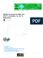 Células de Carga de 50kg Com HX711-Diário Do Circuito
