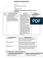 Sesión de Aprendizaje 06 de Noviembre