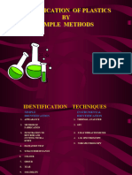 Identification of Plastics by Simple Technique