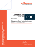 Working Paper: Ethnographie de La Fin Du Monde